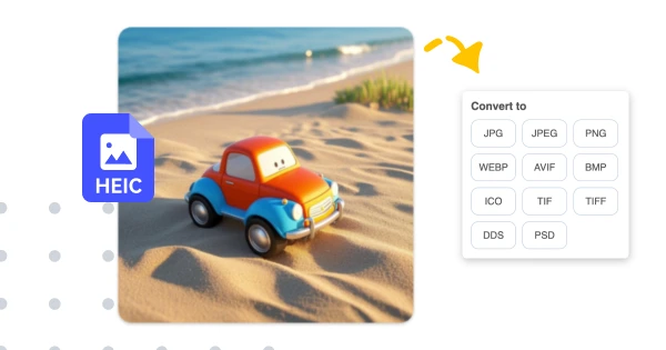 Convert HEIC to JPG, PNG, and More Formats Online